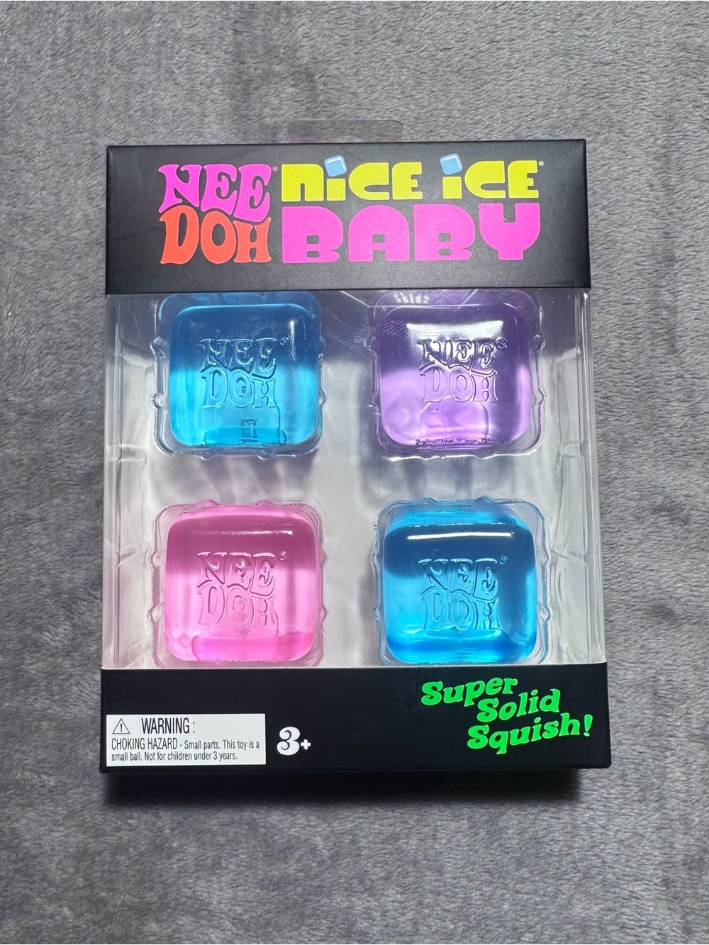 Schylling - NeeDoh - Nice Ice Baby - Super Solid Squish - New In Box
